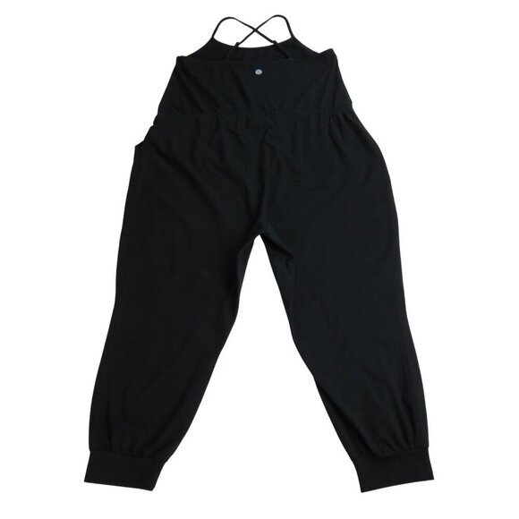 TORRID Active Women's Black Knit Crisscross Back Crop Jumpsuit Size 3/3x - Picture 5 of 8